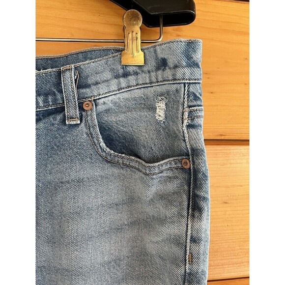 American Eagle Stretch Distressed ‘90s Bootcut Jean  size 12 - Picture 3 of 7